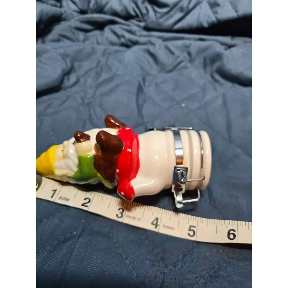 Contained Art Ceramic Gnome Stash Jar